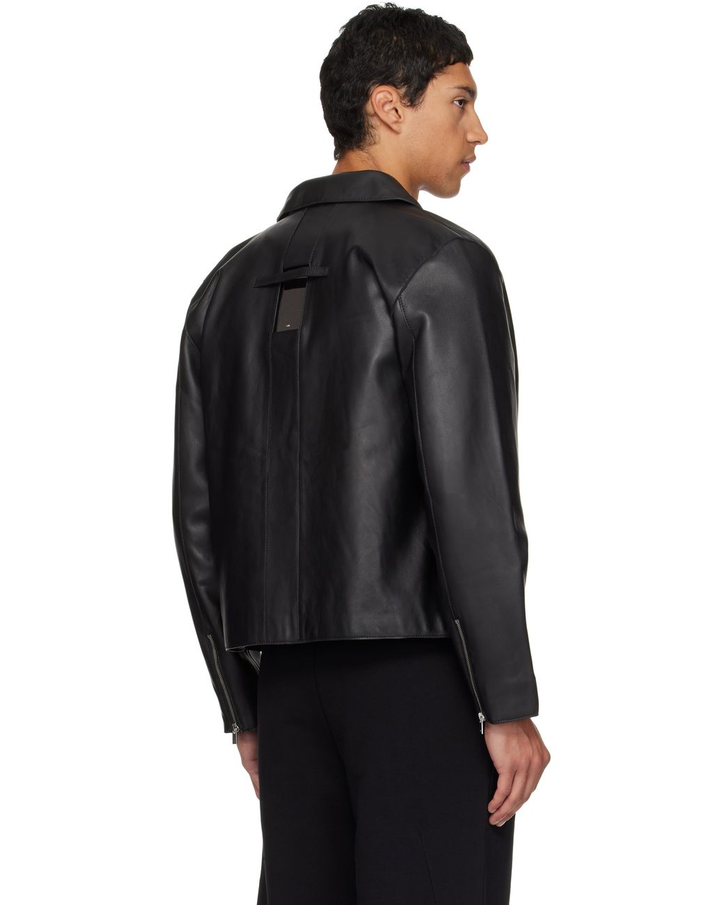 RADIANT レザージャケット HELIOT EMIL Radiant Leather Jacket in Black for Men | Lyst
