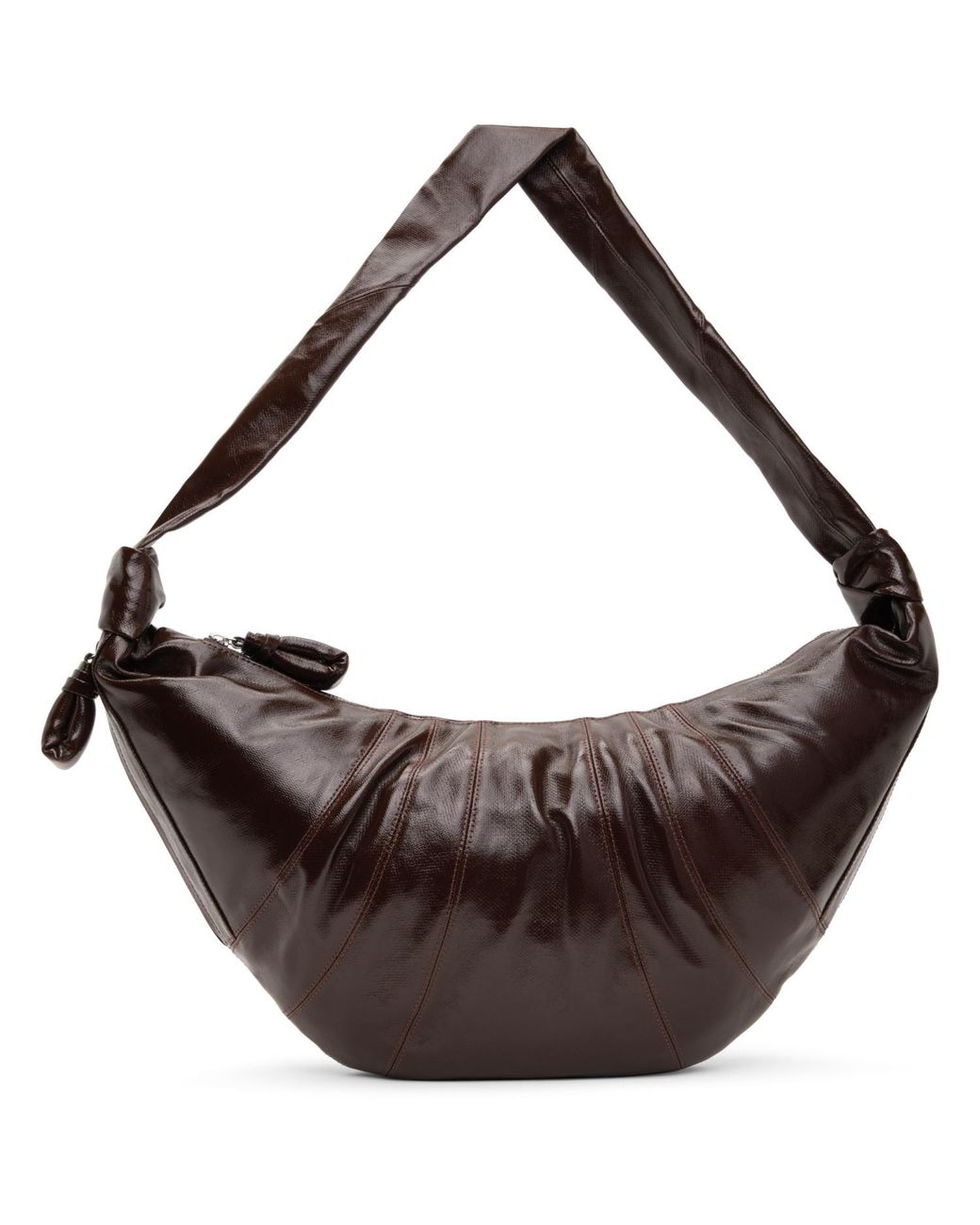 Lemaire Brown Large Croissant Bag for men