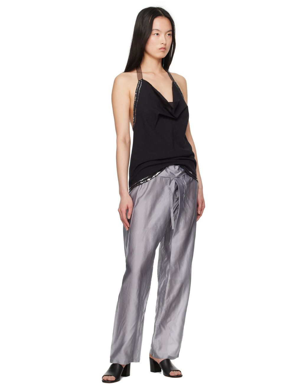 トップス gimaguas black Cala tops Gimaguas: Black Cala Tank Top | SSENSE Canada