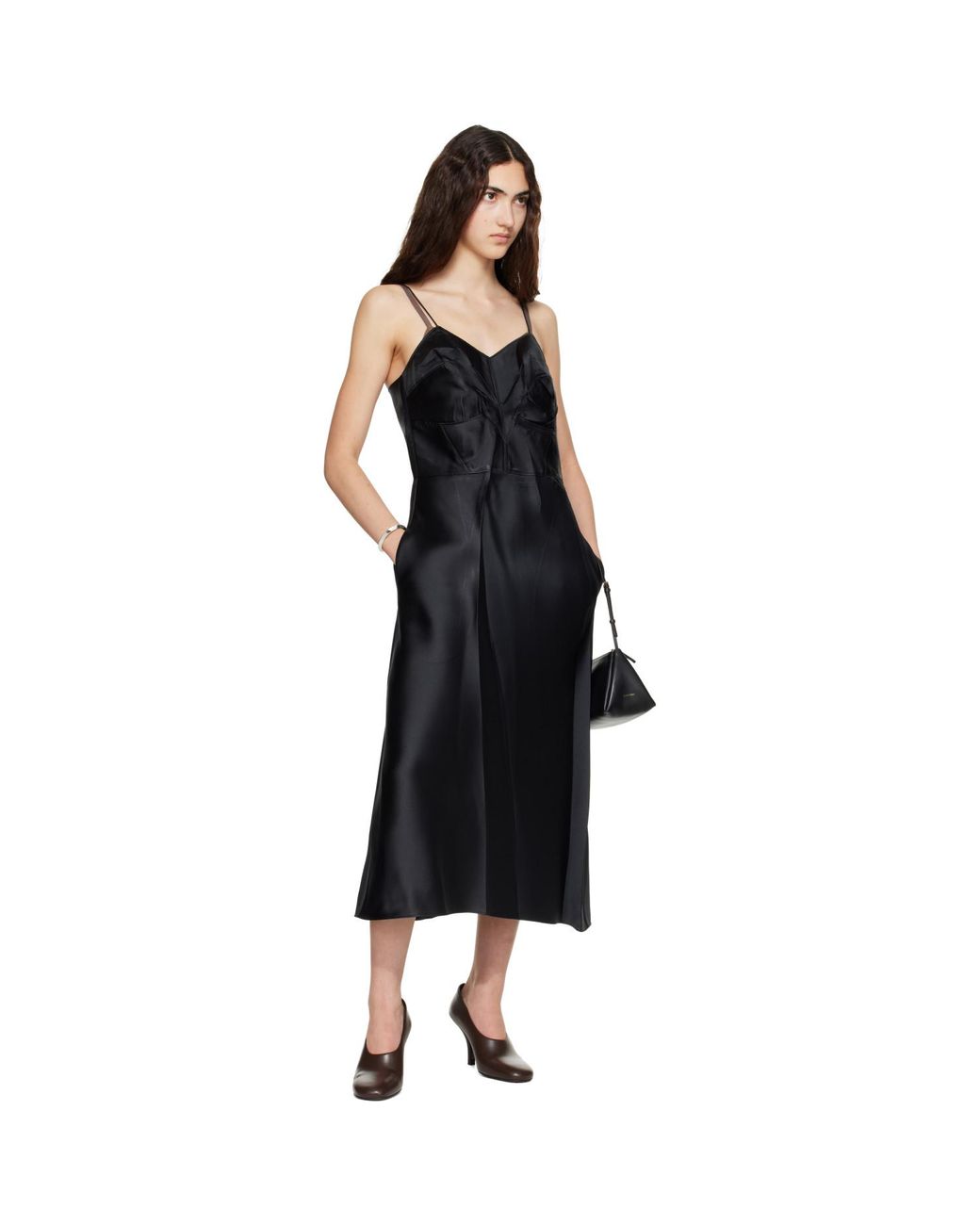 Calvin Klein Black Fia Midi Dress