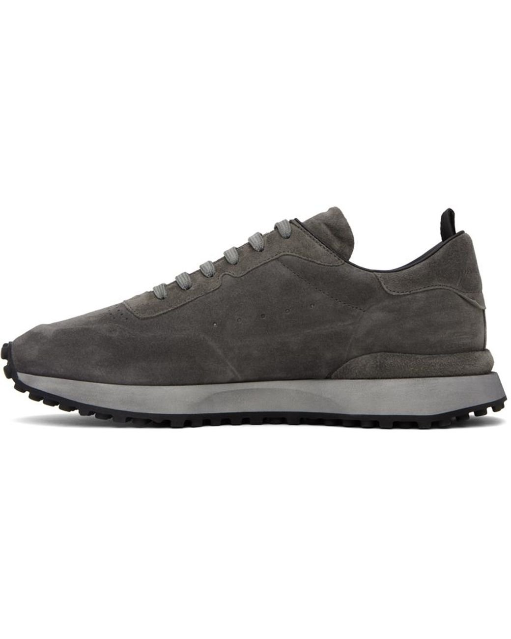 Officine creative race store suede sneakers
