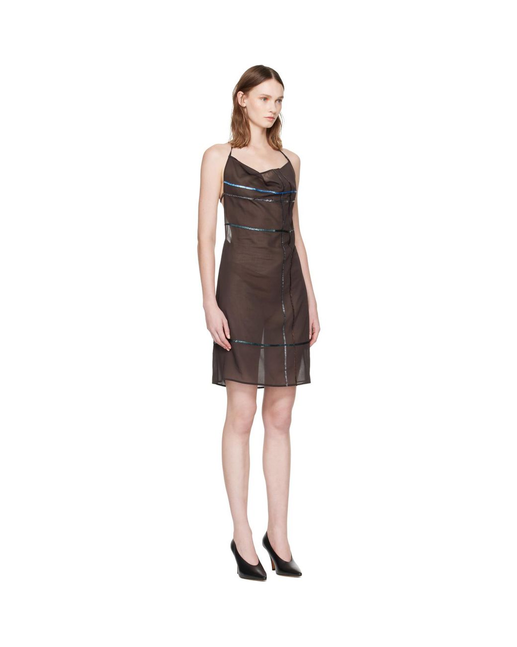 Paloma Wool Brown Senda Minidress