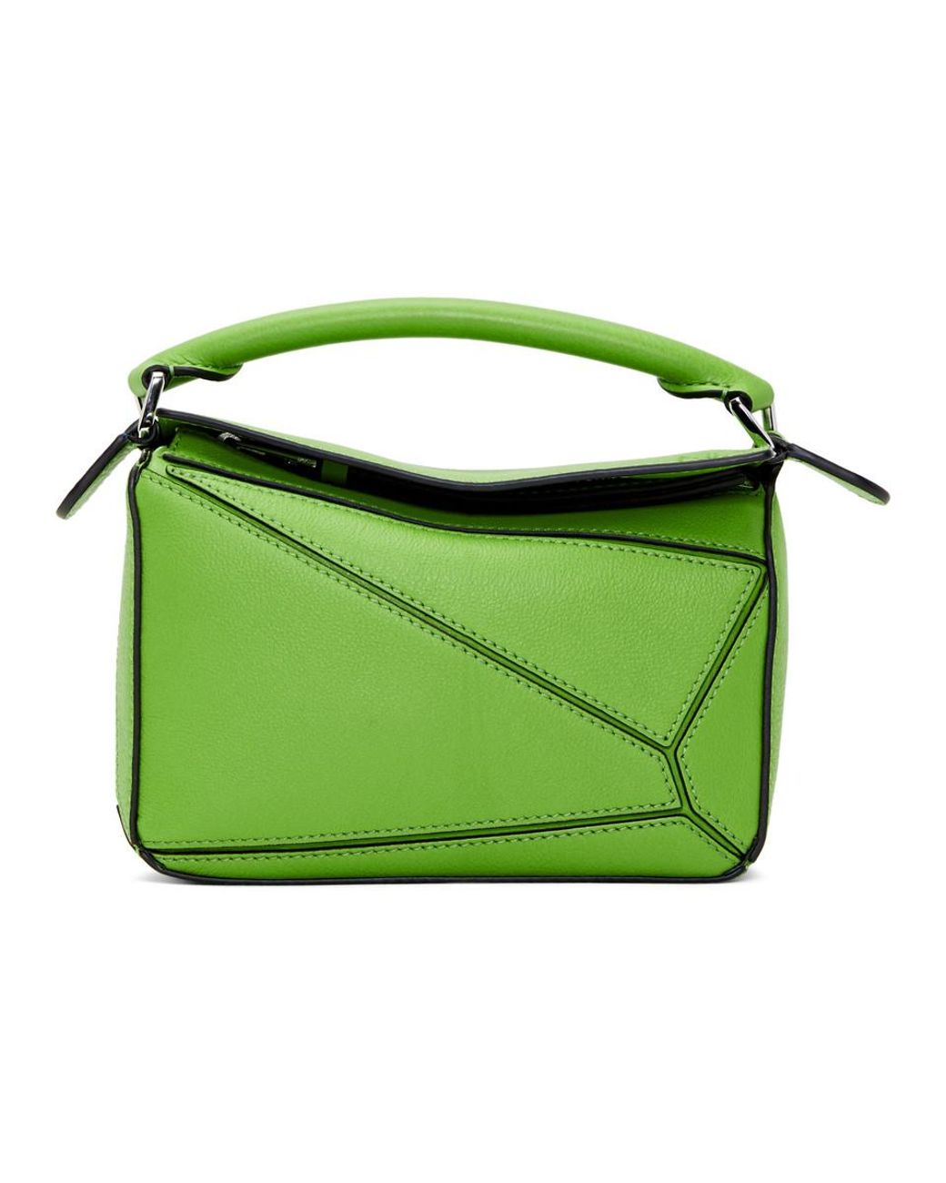 Loewe Green Mini Puzzle Bag Lyst