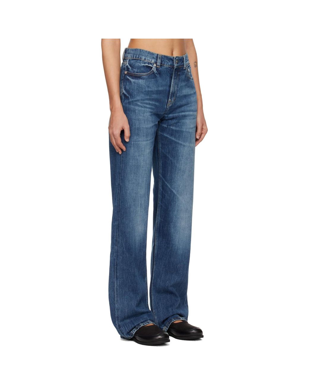 Our Legacy Blue Wata Cut Jeans