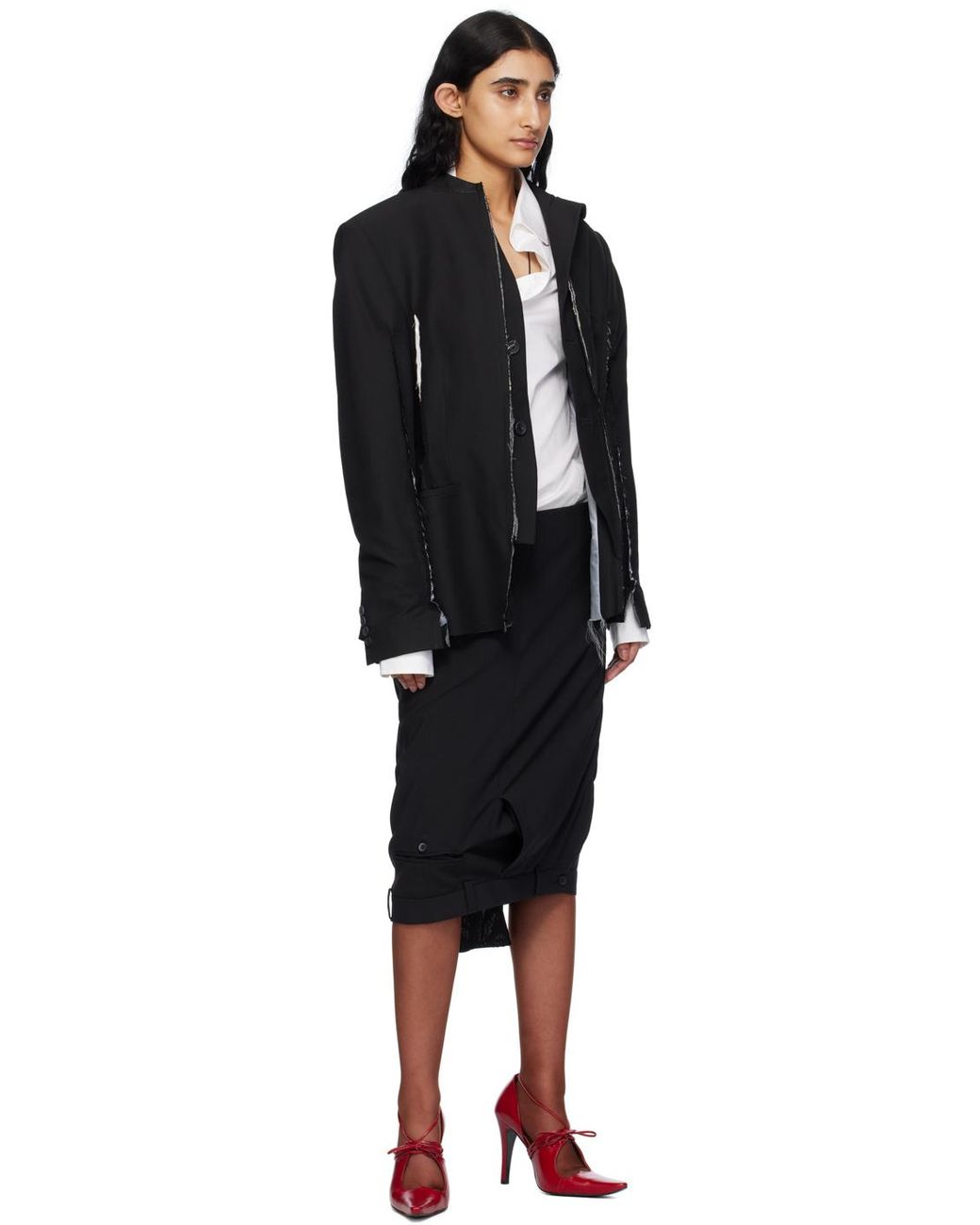 【関税込み】HODAKOVA Upside Down Trouser ミディアムスカート 関税込み】HODAKOVA Upside Down Trouser ミディアムスカート