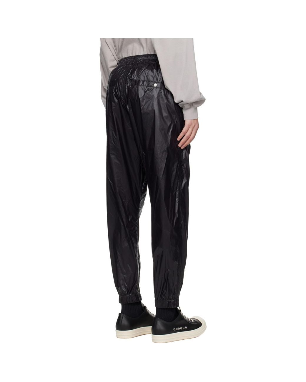 Rick Owens Black Temple Tecuatl Track Pants for men