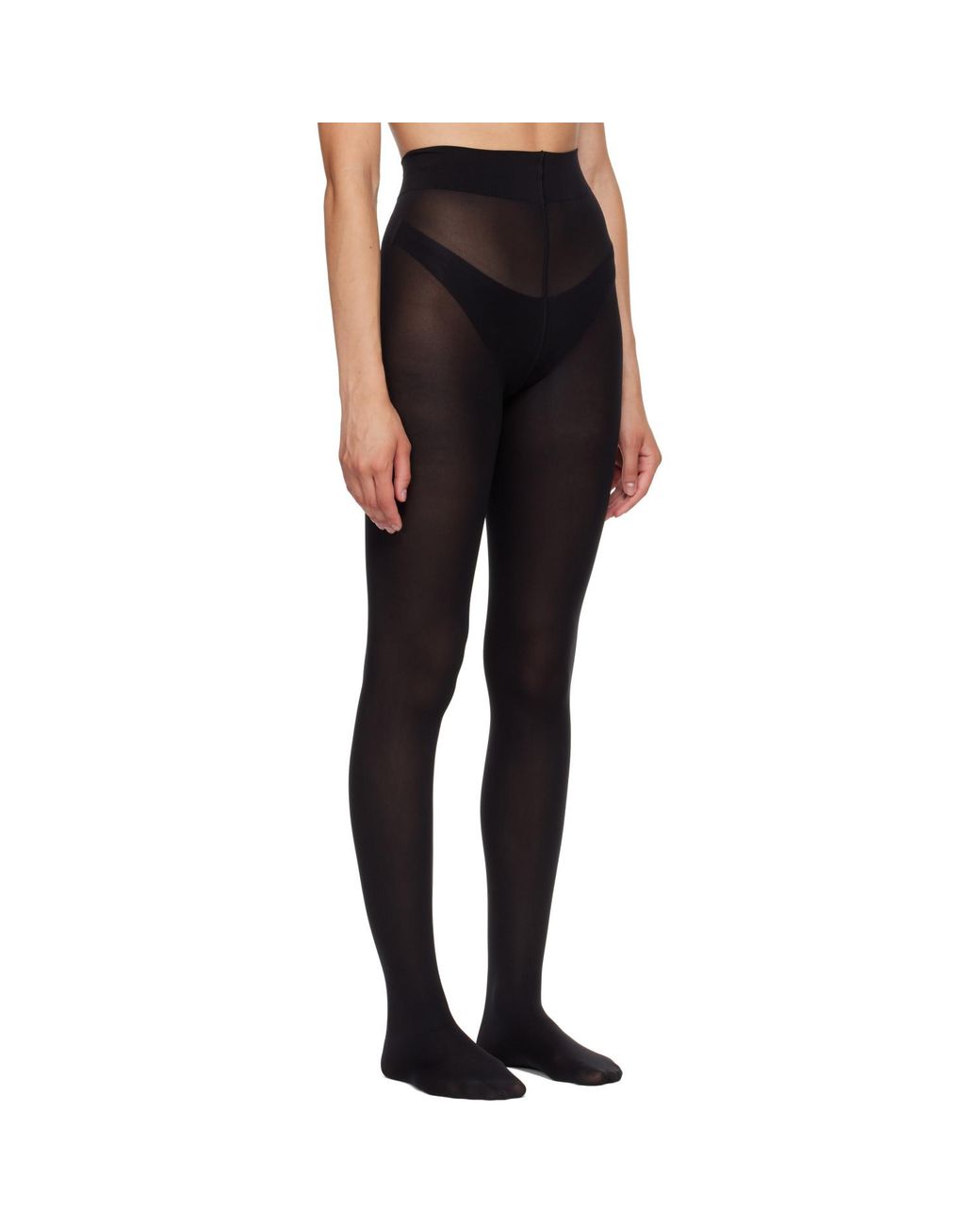Wolford Black Velvet De Luxe 66 Tights