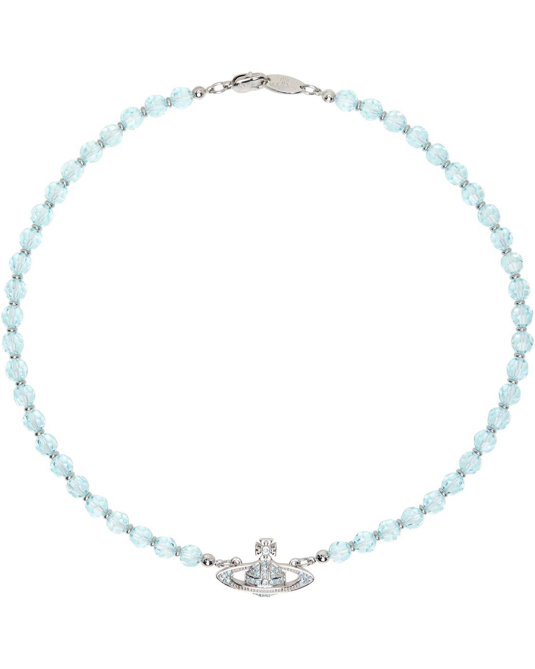 Vivienne Westwood Messaline Choker Necklace in Metallic | Lyst