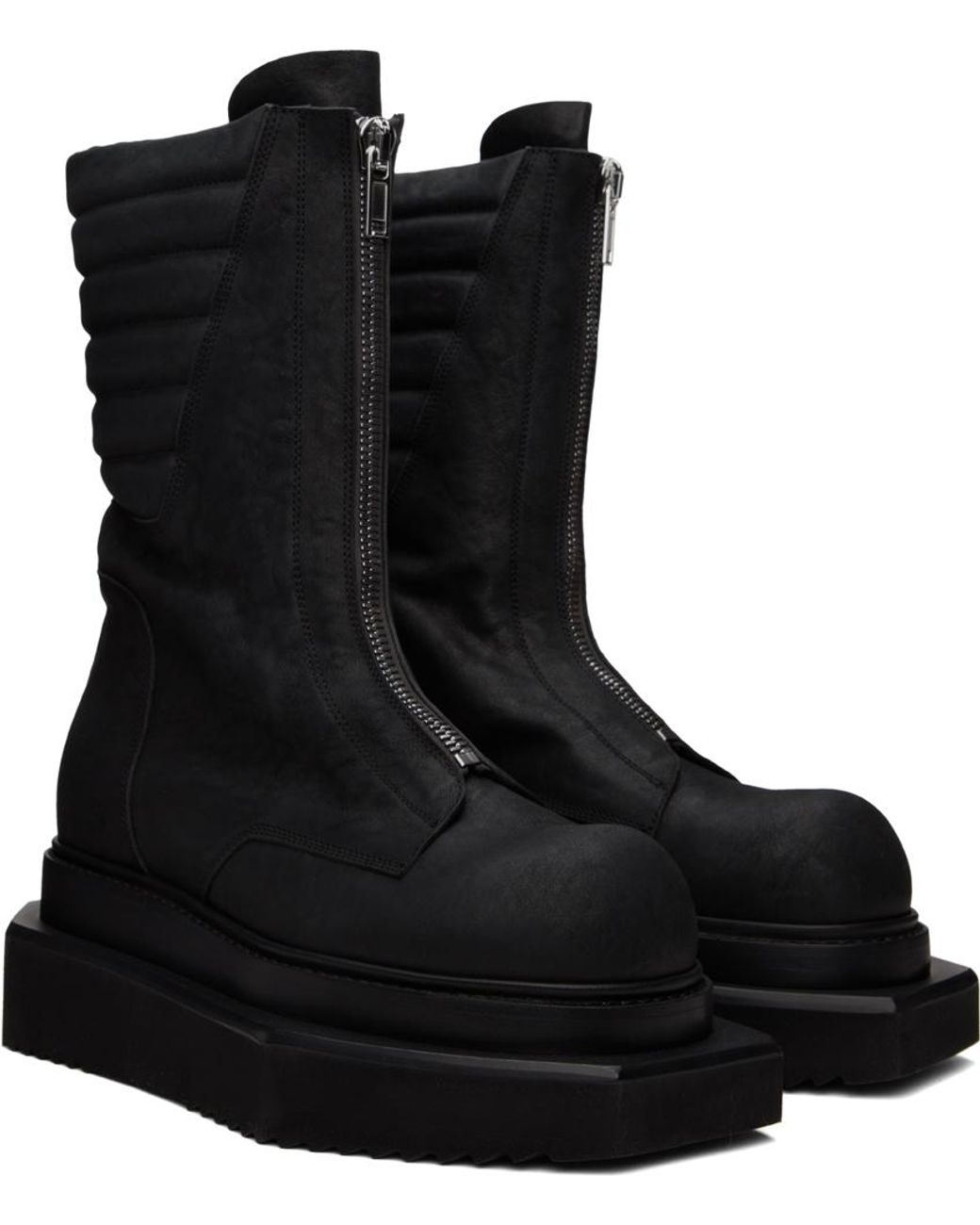 靴 rick owens CYCLOPS BOOTS 40 Rick Owens Cyclops Leather Boots in Black for Men | Lyst UK