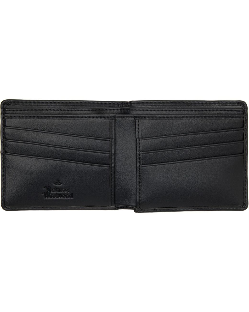 Vivienne Westwood Black Billfold Wallet for men