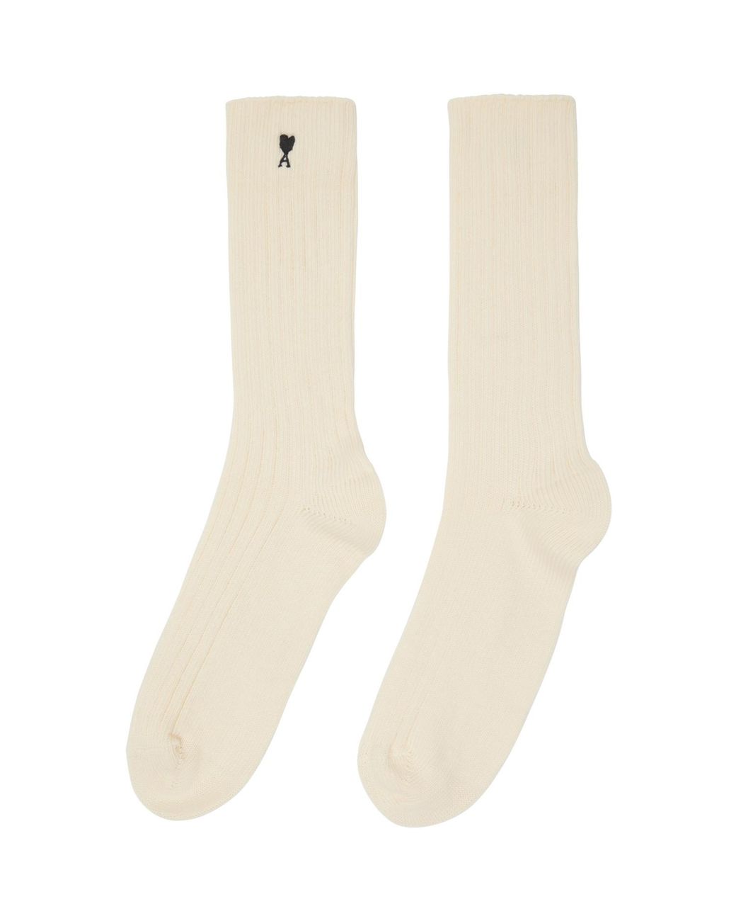 AMI Natural Three-Pack Off- Ami De Coeur Socks for men