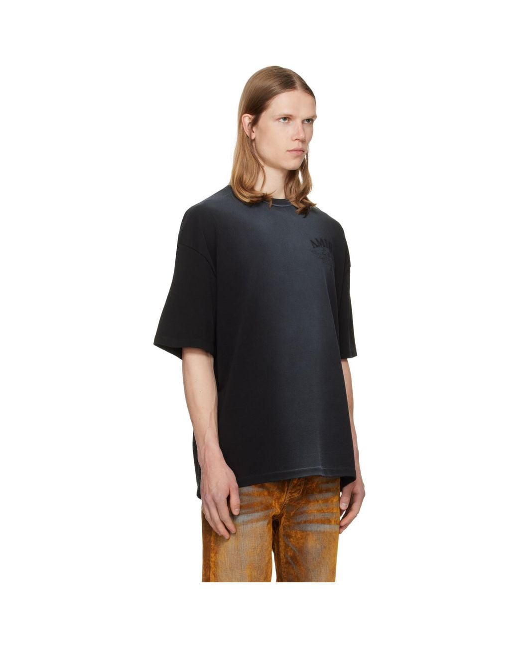 Amiri Black 'Arts District' Hj Gd Skate T-Shirt for men