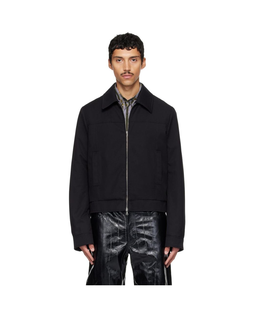 Dries Van Noten Black Wool Jacket for men