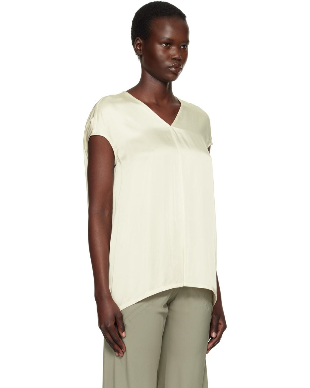 Rick Owens Black Off- Hollywood Floating T-Shirt