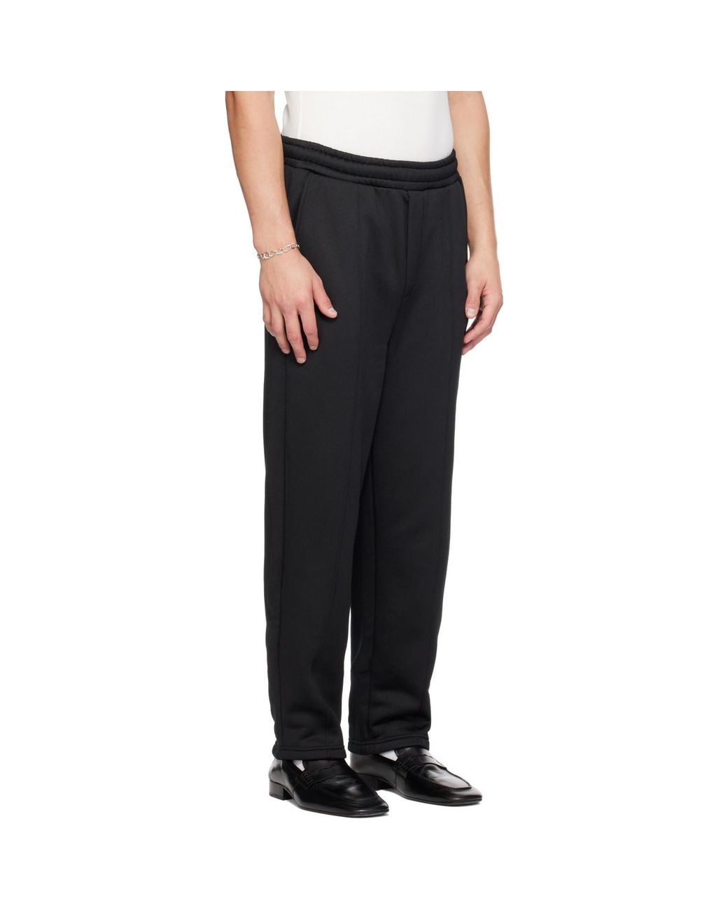 Entire studios Black Base Trackpants for men