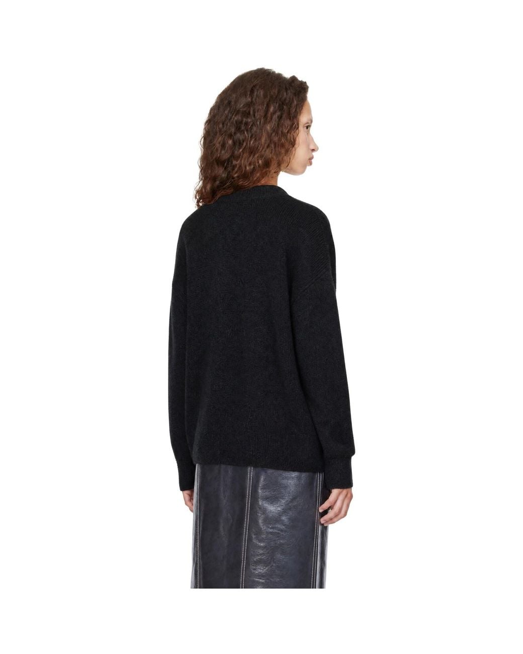 DIESEL Black Wool & Alpaca Blend Cardigan