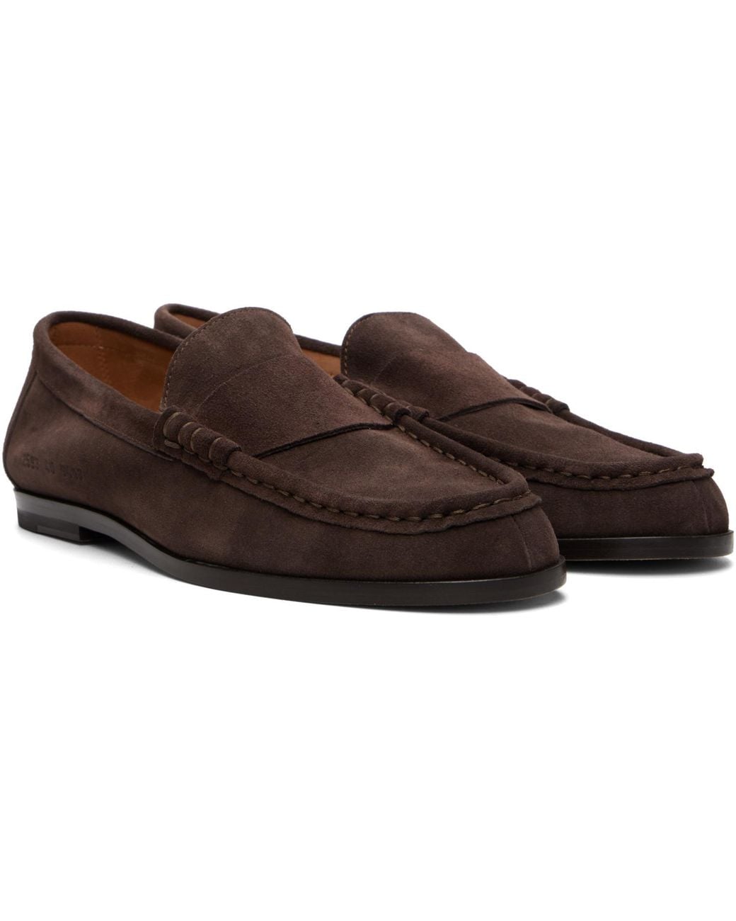 Common Projects Brown Suede Loafers for men