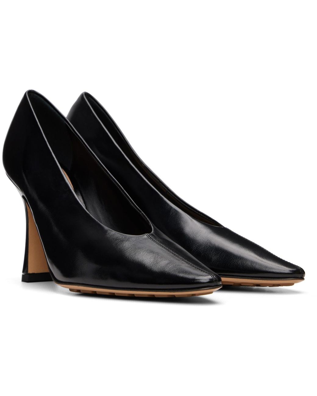 Bottega Veneta Black Sofia Heels