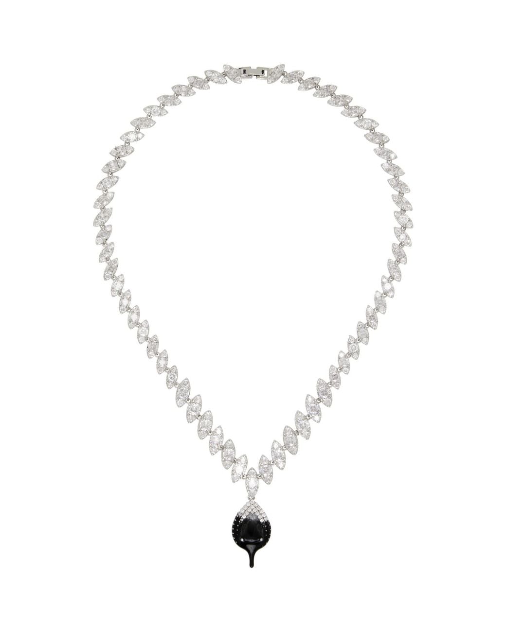 OTTOLINGER Metallic Diamond Dip Necklace