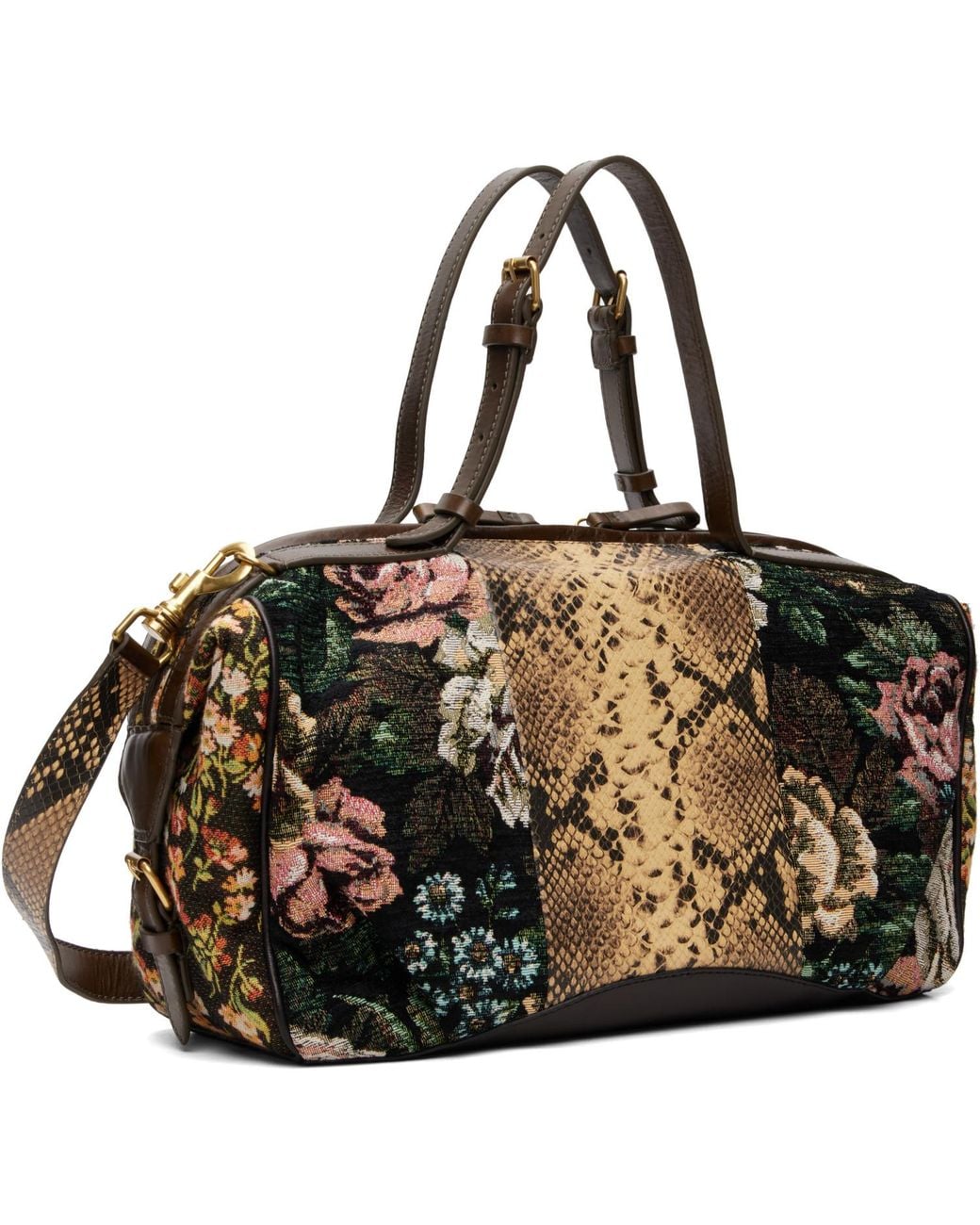 Dries Van Noten Black East-west Bag