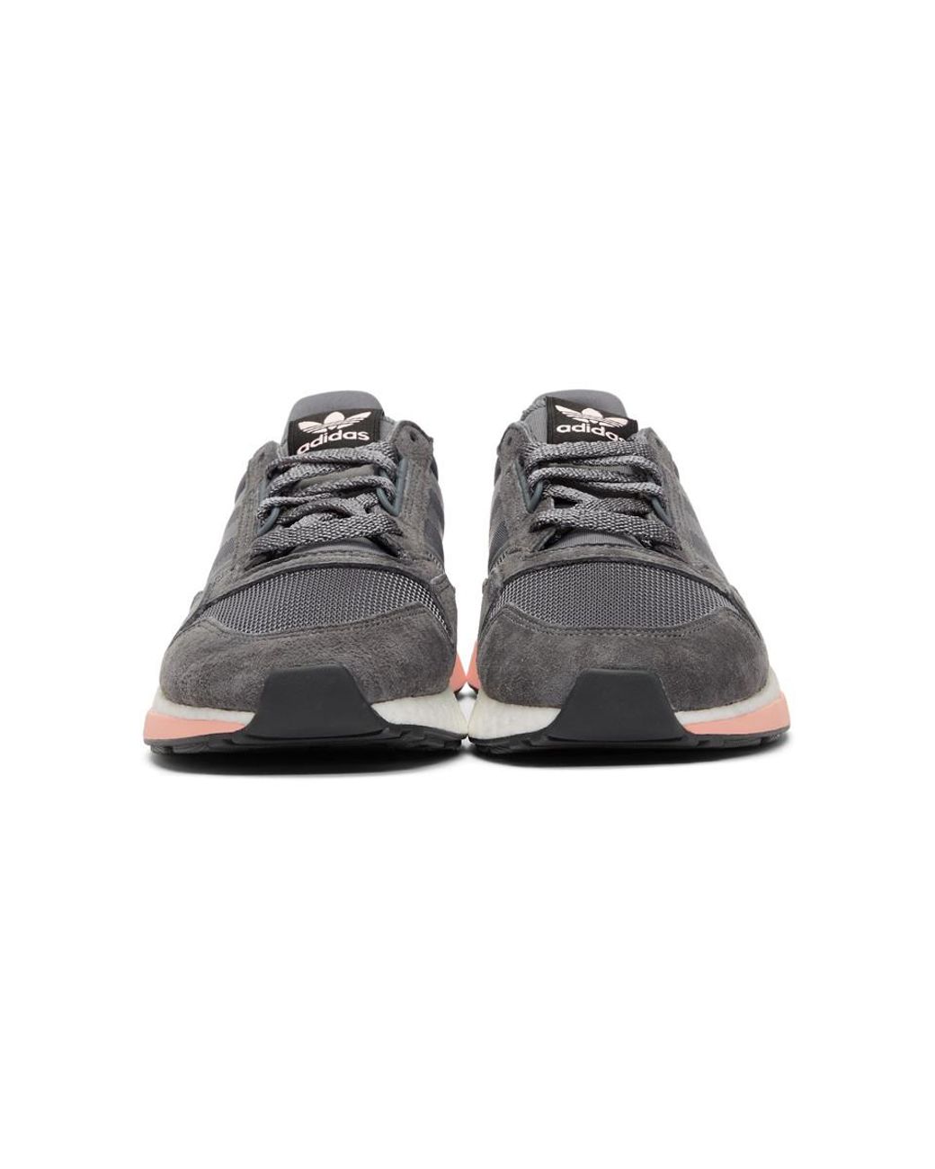 adidas Originals Suede Grey And Pink Zx 500 Rm Sneakers in Grey for Men |  Lyst UK