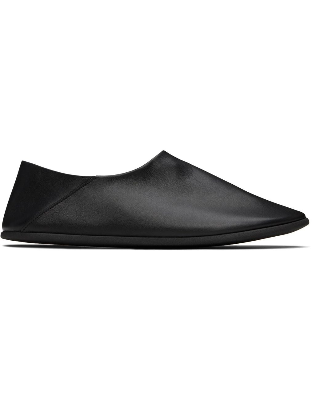 Christen Black Big Bootie Mule Loafers