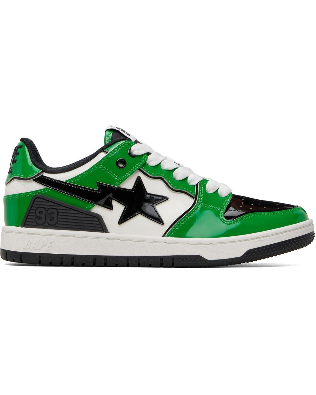A Bathing Ape Green Sk8 Sta Icon #1 M2 Sneakers for men