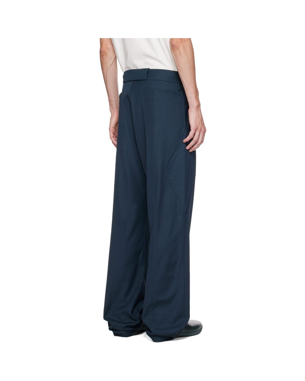 Kiko Kostadinov Blue Erdiko Trousers for men