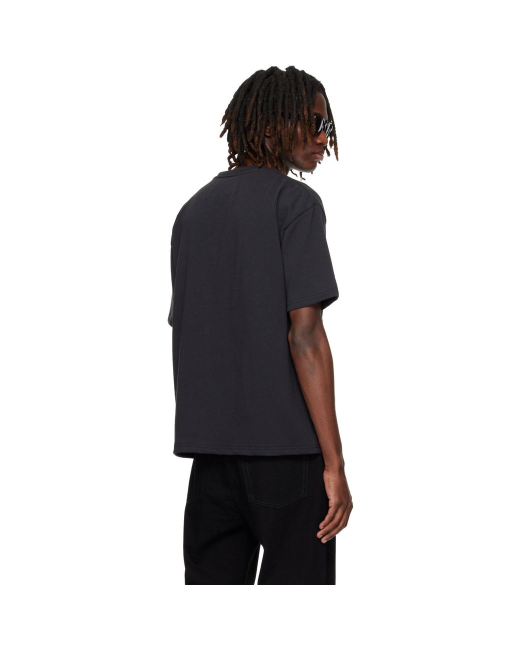 Rhude Black Athletic' T-Shirt for men