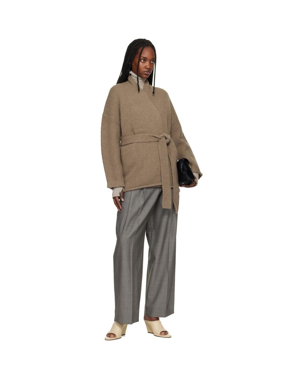 Lauren Manoogian Brown Coto Cardigan
