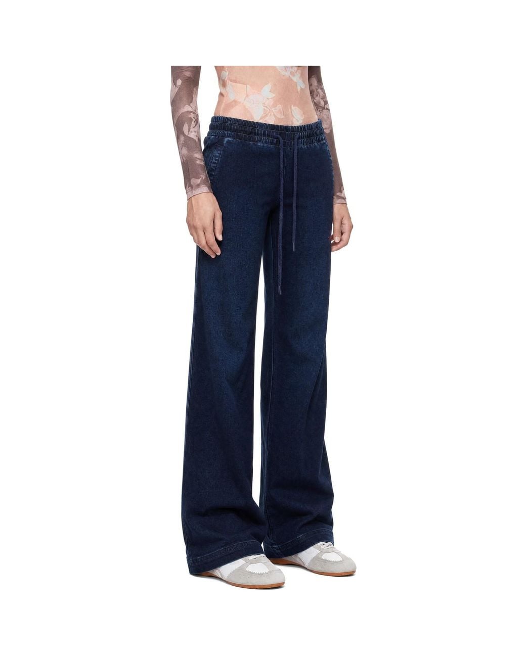 DIESEL Blue Relaxed Low Waist 2078 D-Ainty Joggjeans Lounge Pants