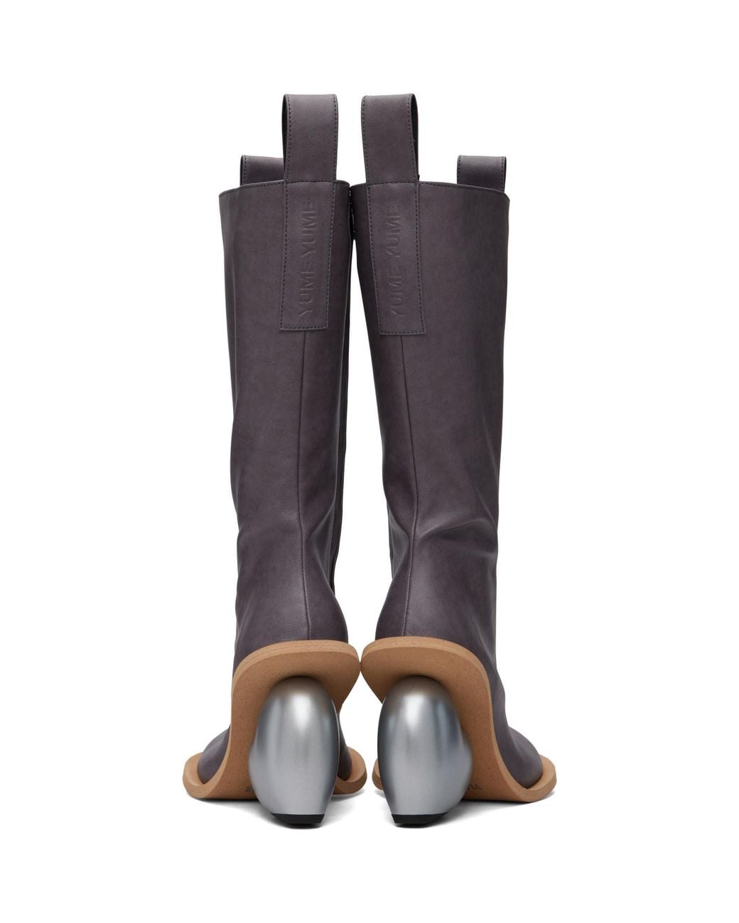 Yume Yume Gray Ssense Exclusive Love Tall Boots