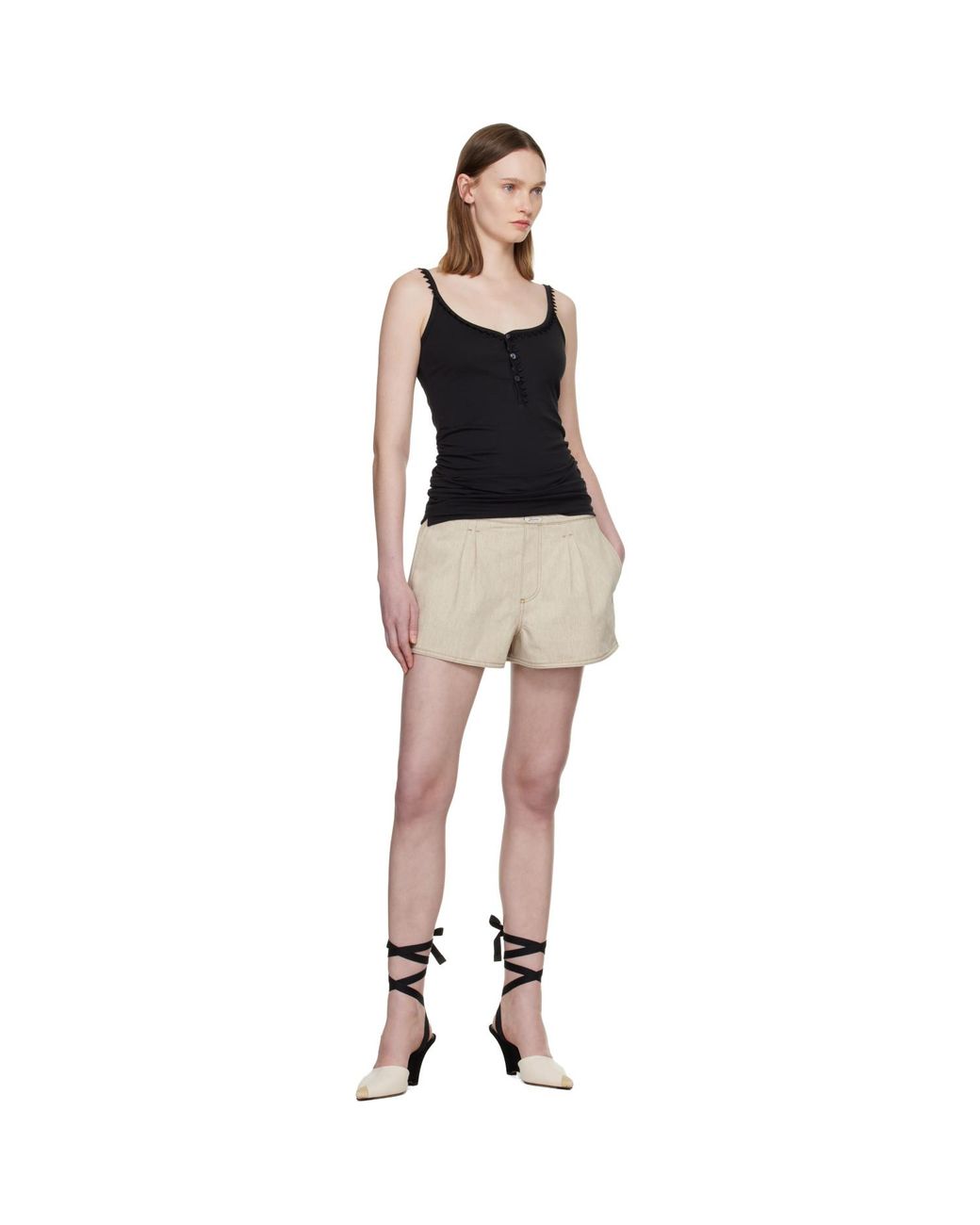 Jacquemus Black 'The Amelo De-Nîmes' Denim Shorts