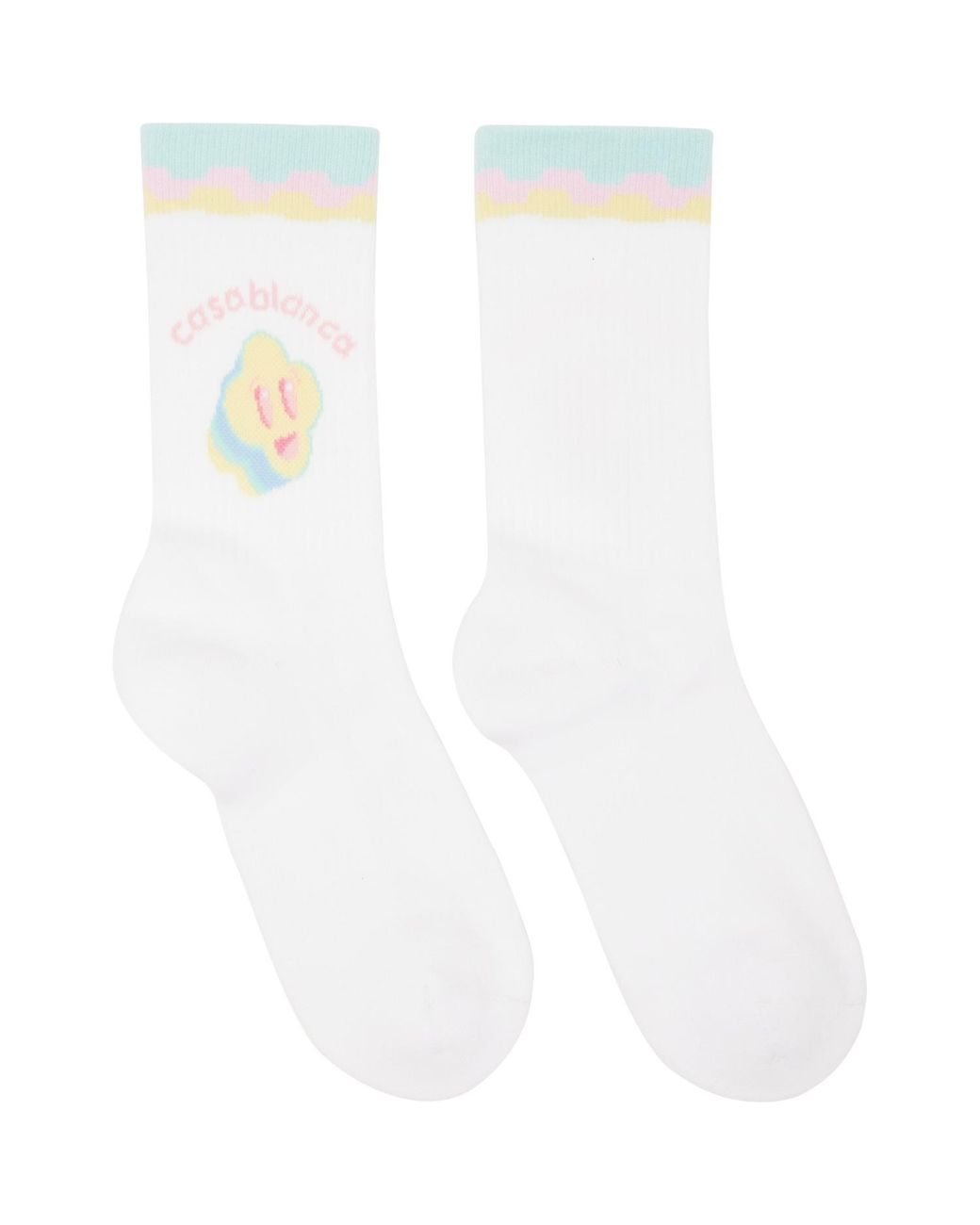 Casablanca White 'For The Love Of Dance' Socks