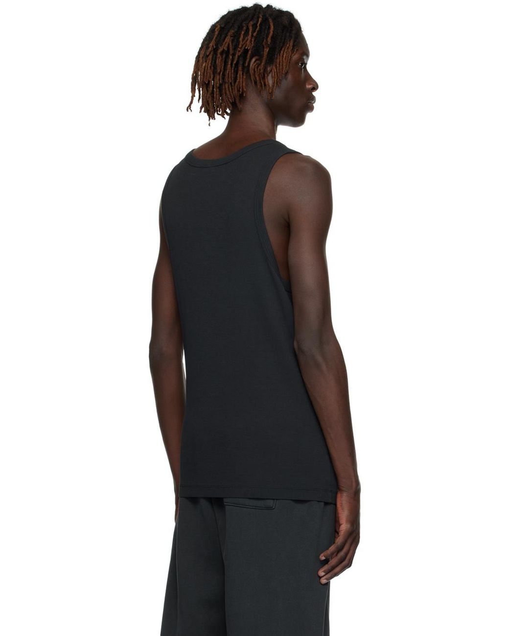 Entire Studios Rib Tank Top In Black For Men | Lyst Uk