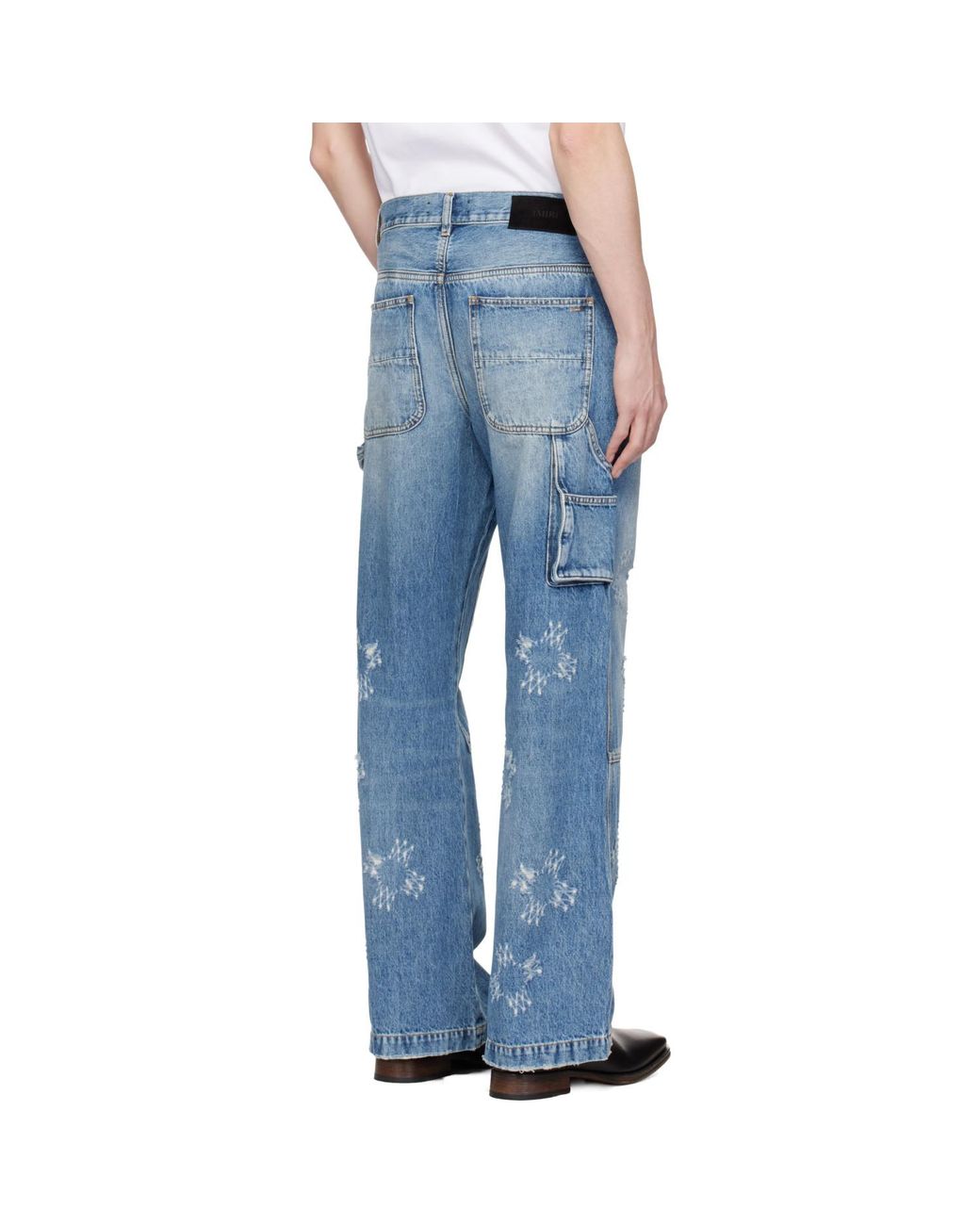 Amiri Blue Ma Quad Carpenter Jeans for men