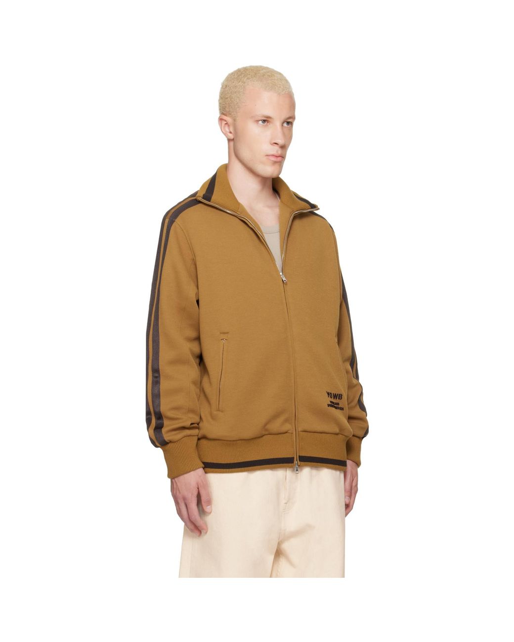 Wales Bonner Brown Tan Y-3 Edition Track Jacket for men