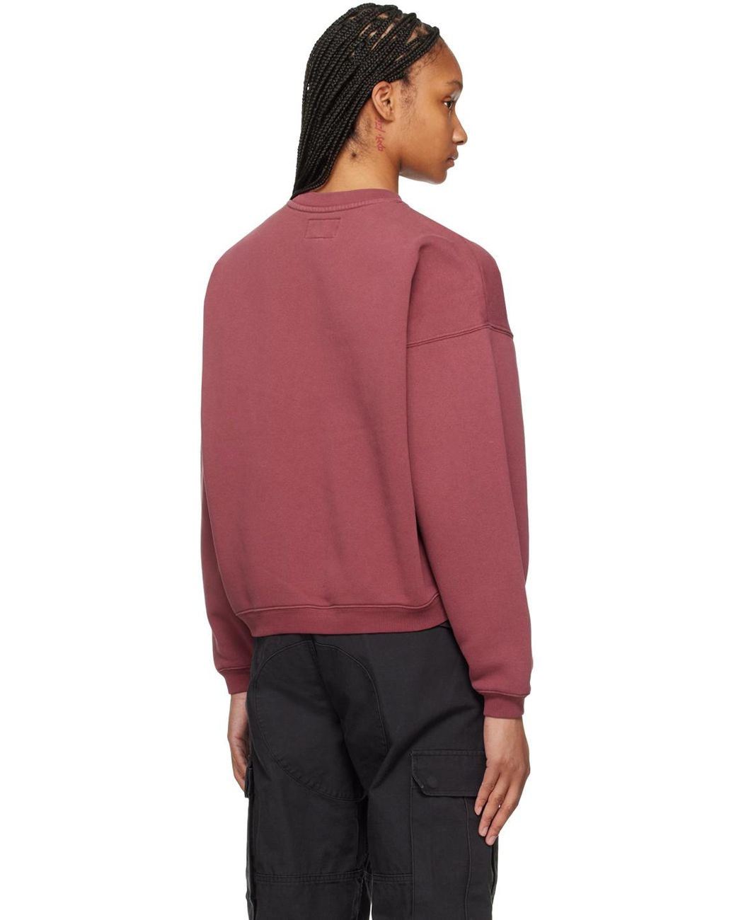 Stussy Big Crackle 'Sport' Sweatshirt in Red | Lyst UK