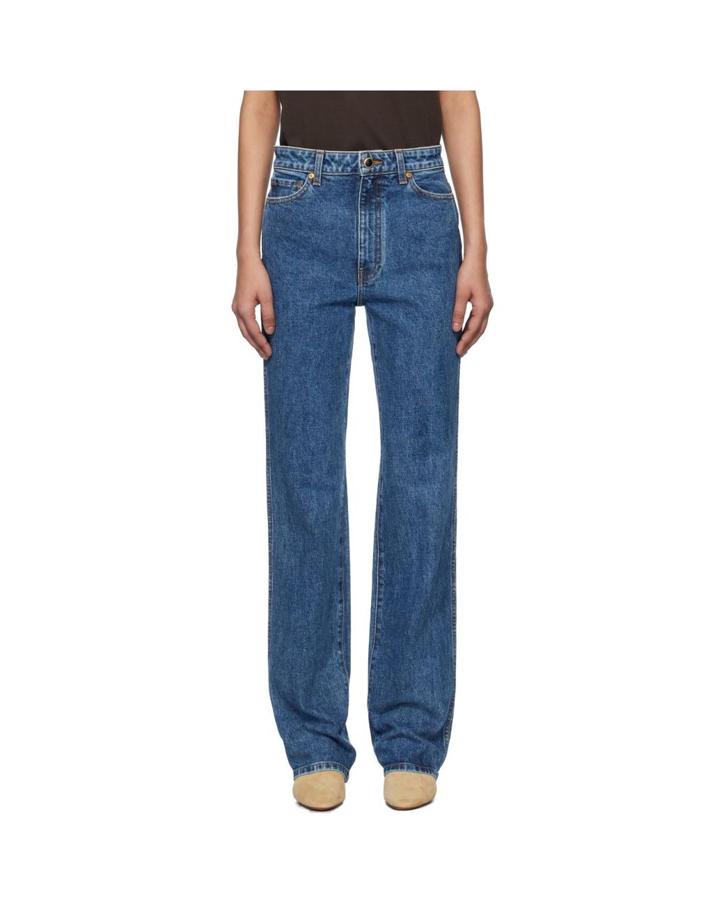 Khaite Blue Danielle Jeans