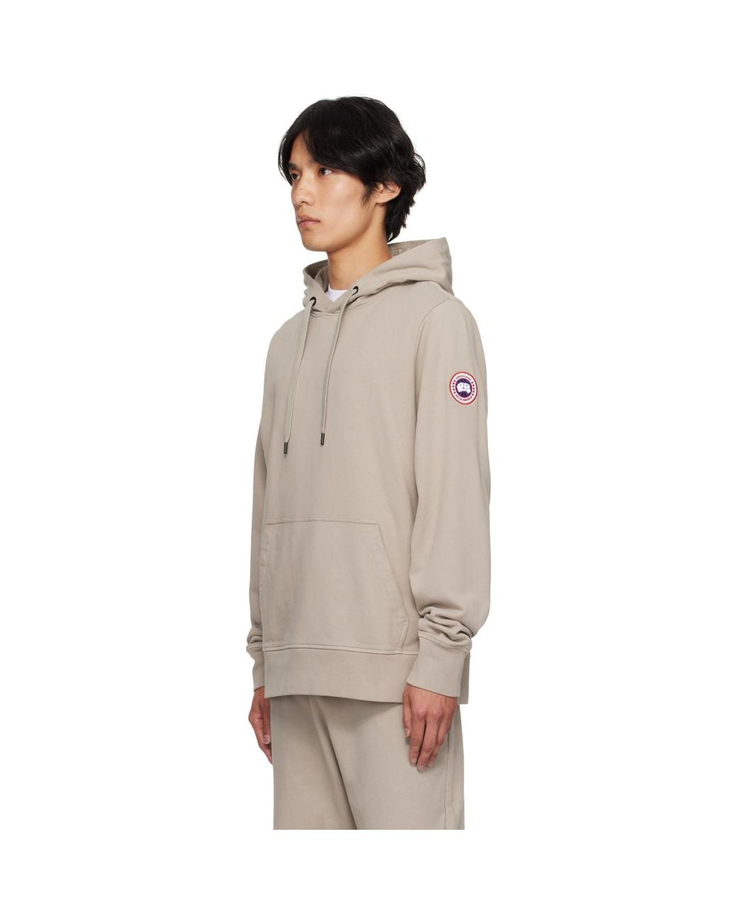 Canada Goose Multicolor Sleeve Logo Hoodie for men