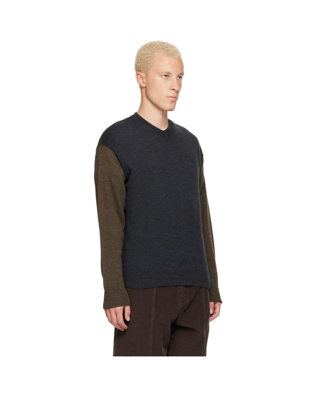GIMAGUAS Black Khaki Toni Sweater for men