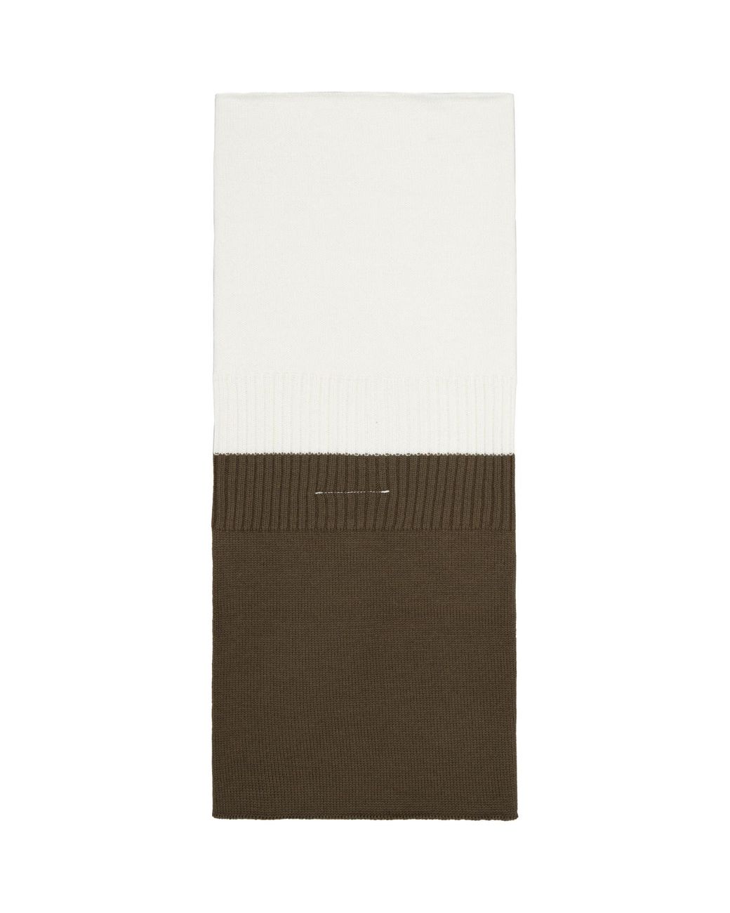 MM6 by Maison Margiela Natural Khaki 'Trompe L'Oeil' Collar