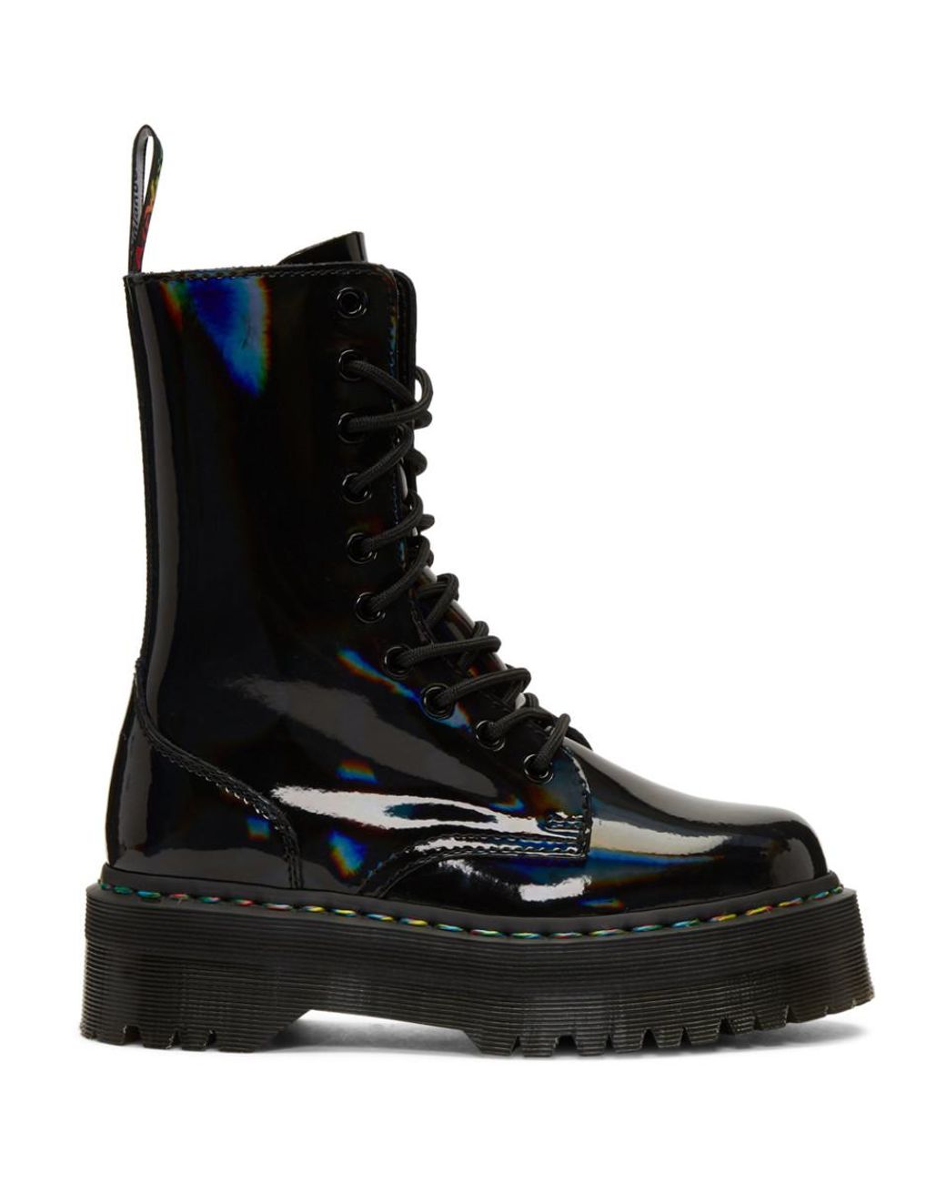 Dr. Martens Black Rainbow Jadon Hi Boots | Lyst