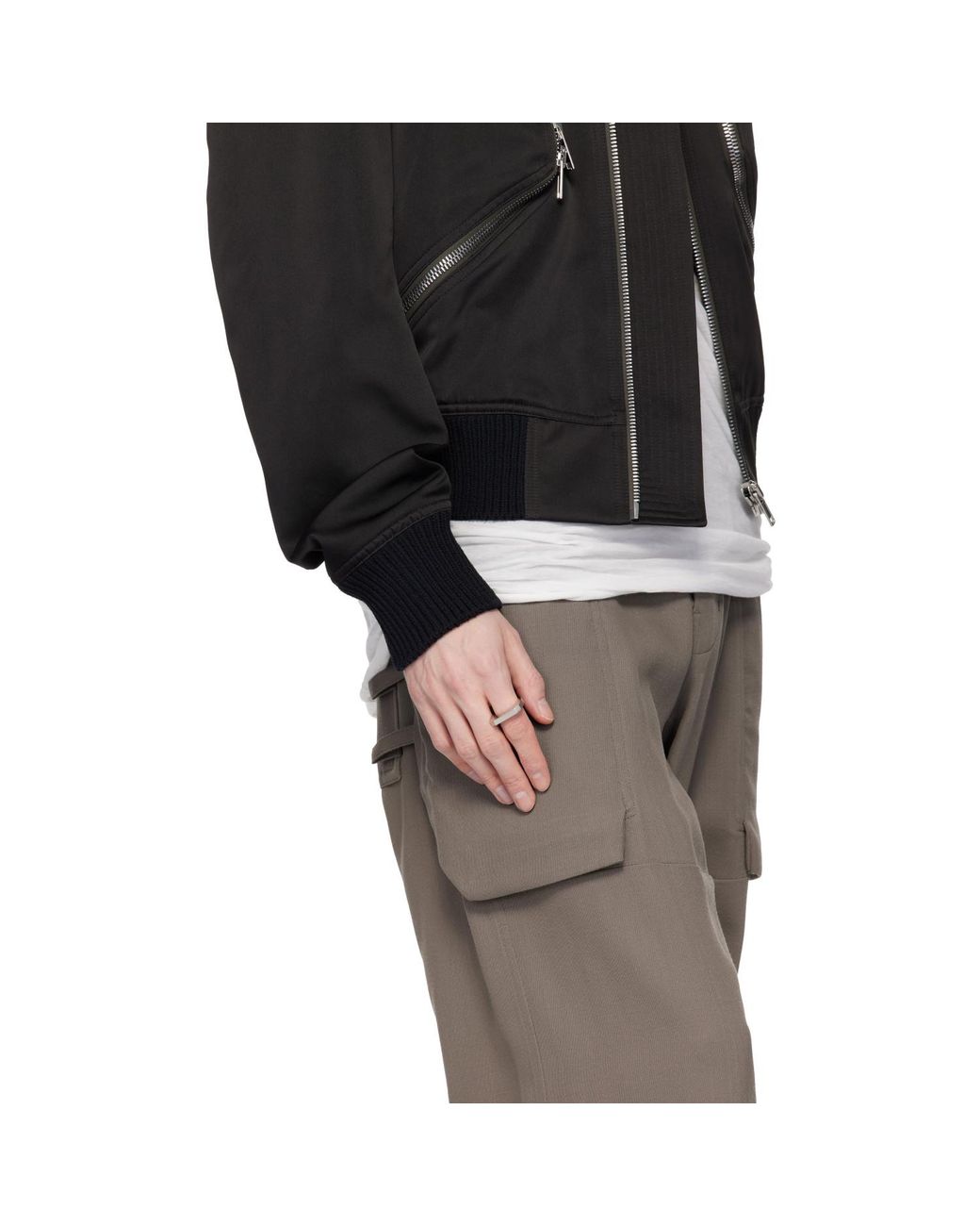 Bague Rick Owens pour homme en coloris White