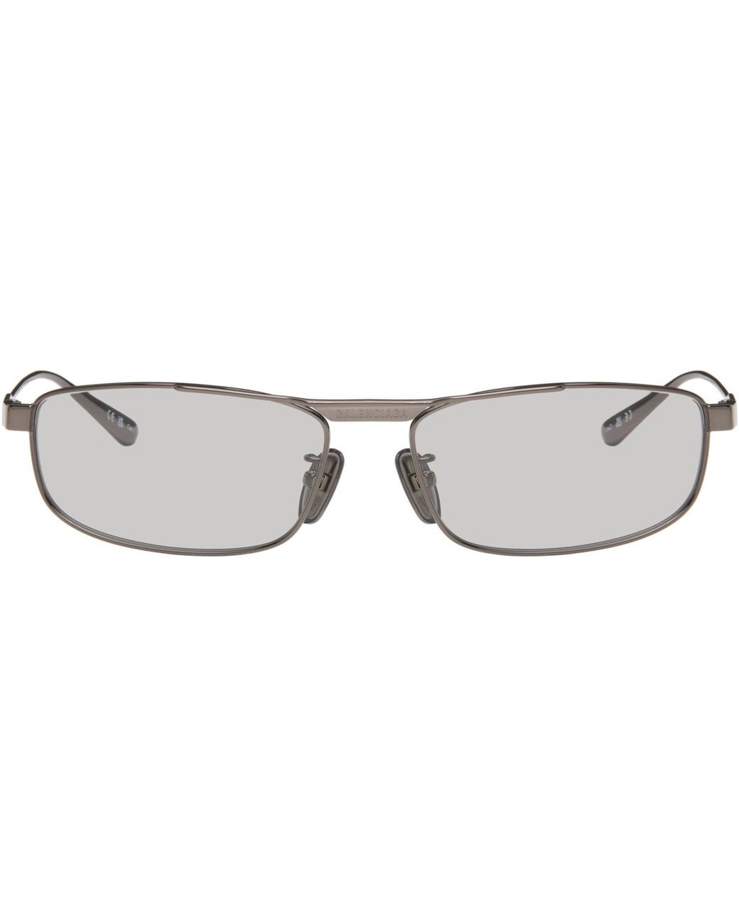 Balenciaga Black Everyday Tag 3.0 Sunglasses for men