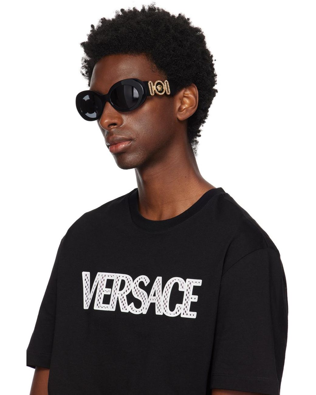 Versace biggie hotsell sunglasses black