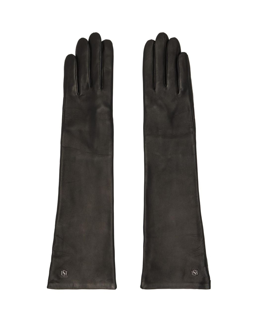 Handsome Stockholm Black Essentials Long Gloves
