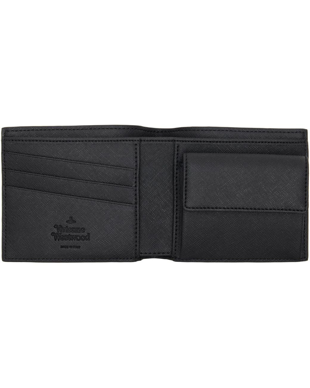 Vivienne Westwood Black Coin Pocket Wallet for men