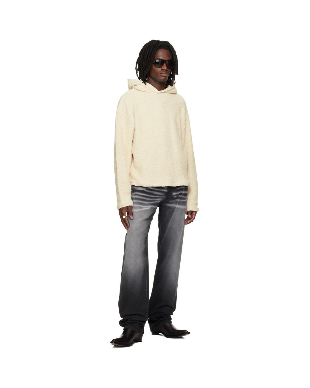 424 Black Collection Loose Fivepocket Trousers for men