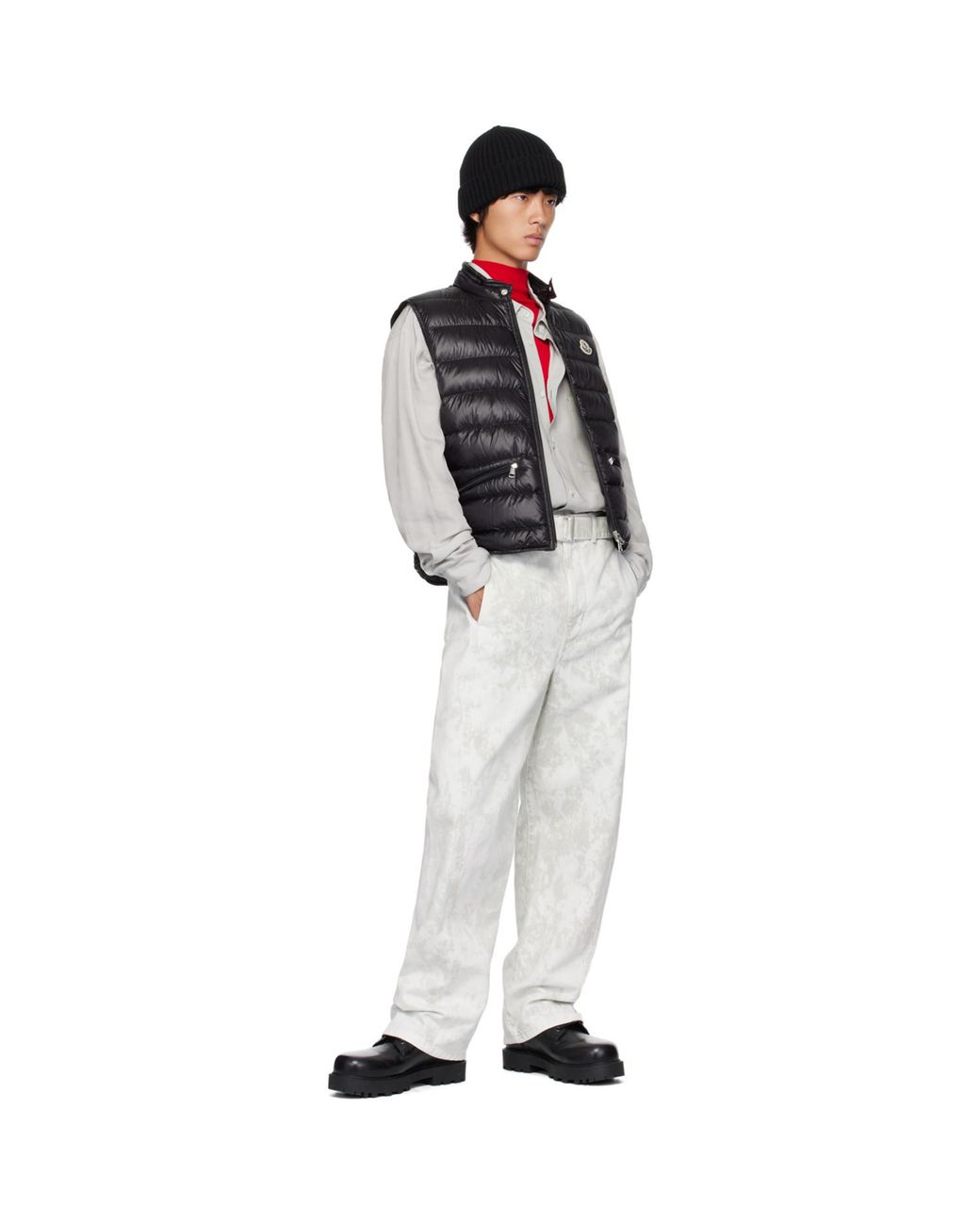 Moncler Black Gui Down Vest for men
